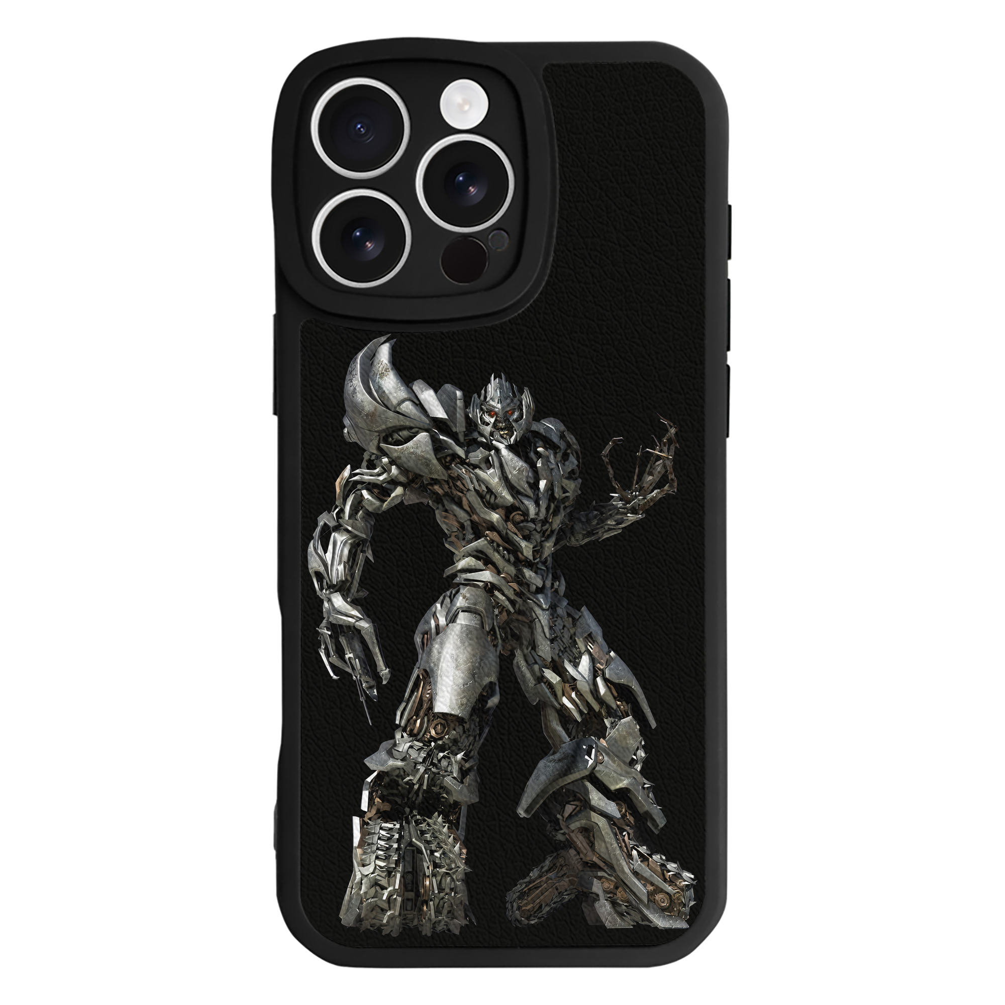（画像用） Transformers トランスフォーマー 【iPhone 16シリーズ対応】シリコンスマホケース（レザー調） 材質：シリコン